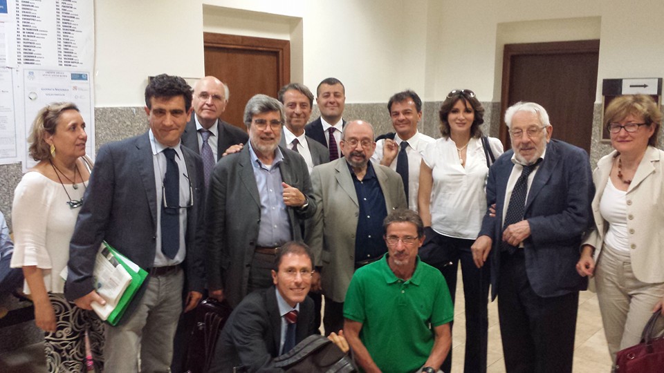 1a udienza Italicum - Tribunale di Roma ricorrenti e avvocati