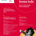 Trent’anni senza lode, il 5 aprile un convegno sulla legge sulla cittadinanza italiana Locandina_Convegno_Cittadinanza_JPEG